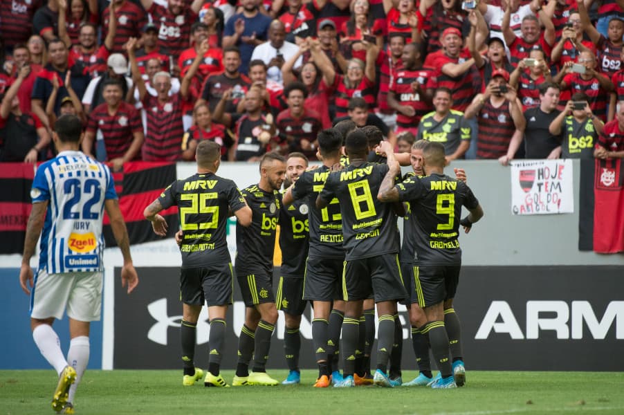 flamengo avaí notas atuações