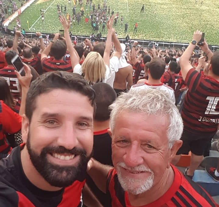 flamengo une pai e filho