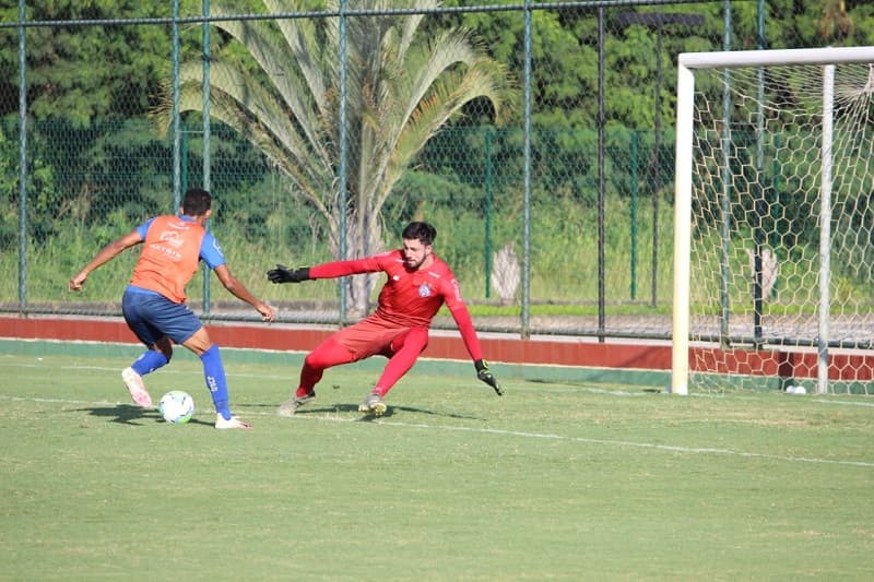Bahia realizou o seu último treino no CT do Fluminense neste sábado, 19, antes do jogo contra o Flamengo neste domingo, 20, no Maracanã