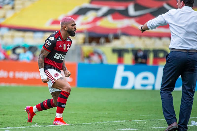 Vibração Gabigol e Rogério Fla x Corinthias