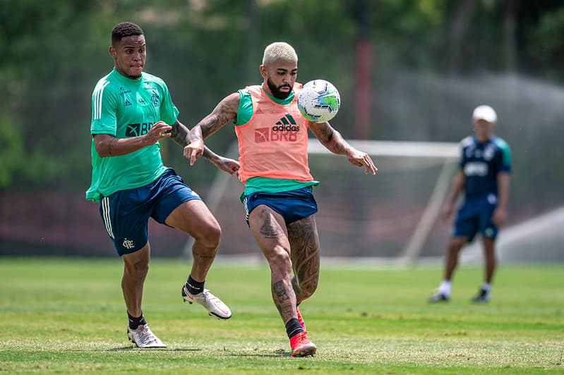 Gabigol treinamento