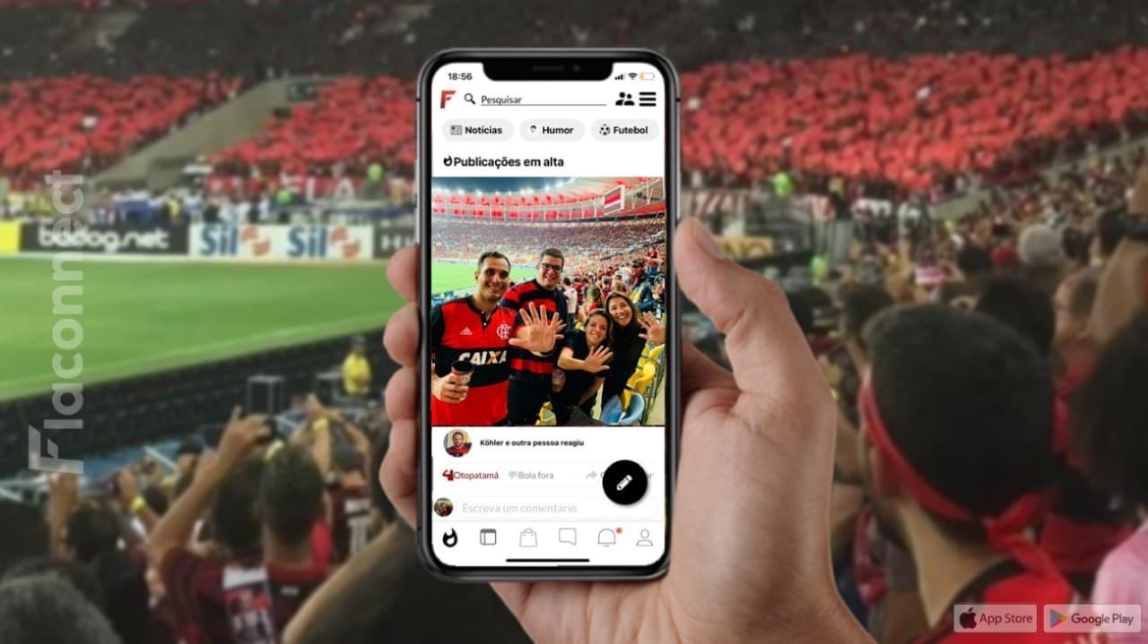 Flaconnect é uma rede social exclusiva para torcedores rubro-negros