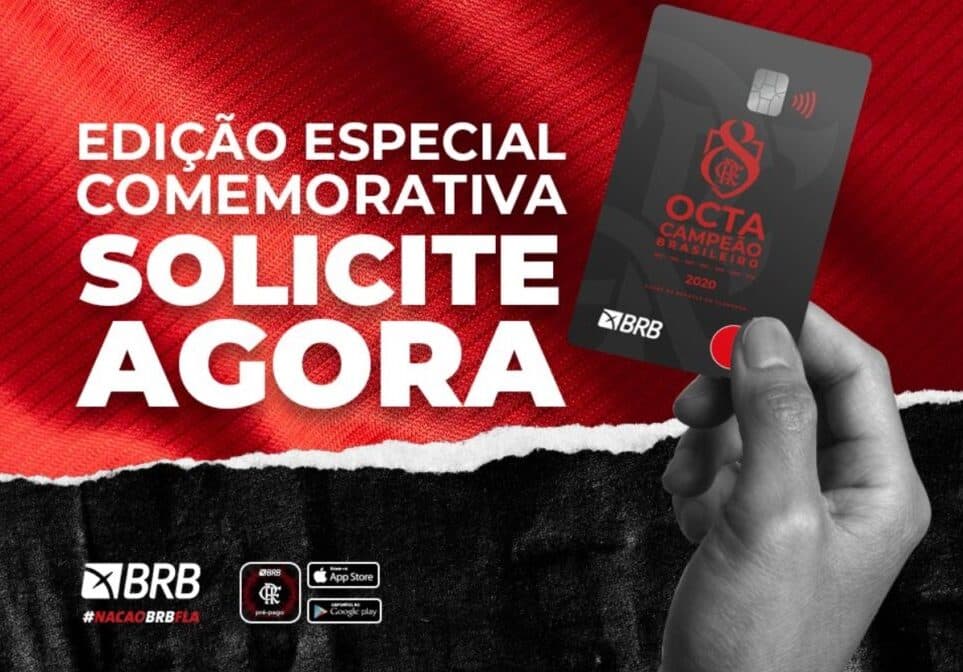 Nação BRB FLA cartão Flamengo