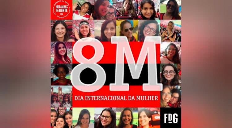 Dia Internacional da Mulher Flamengo
