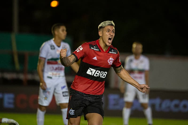 Pedro gol Flamengo e Portuguesa