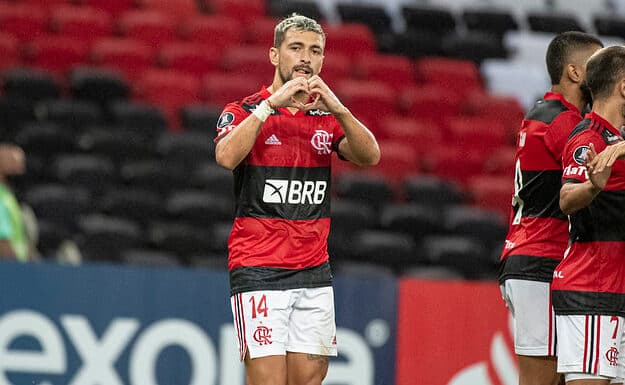 Arrascaeta flamengo everton ribeiro union la calera diego gabigol everton ribeiro