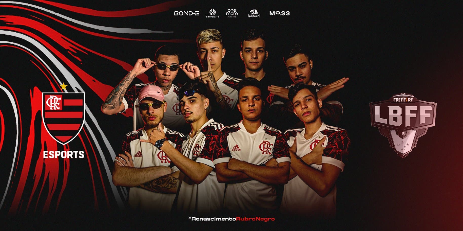 line up do free fire do flamengo