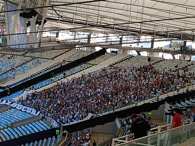 Torcida do Atlético no Maracanã