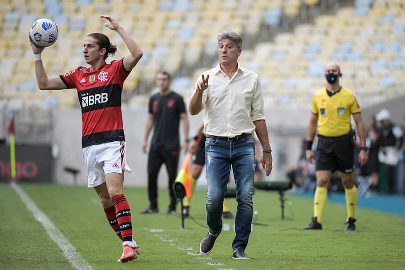 renato gaúcho comandando o flamengo