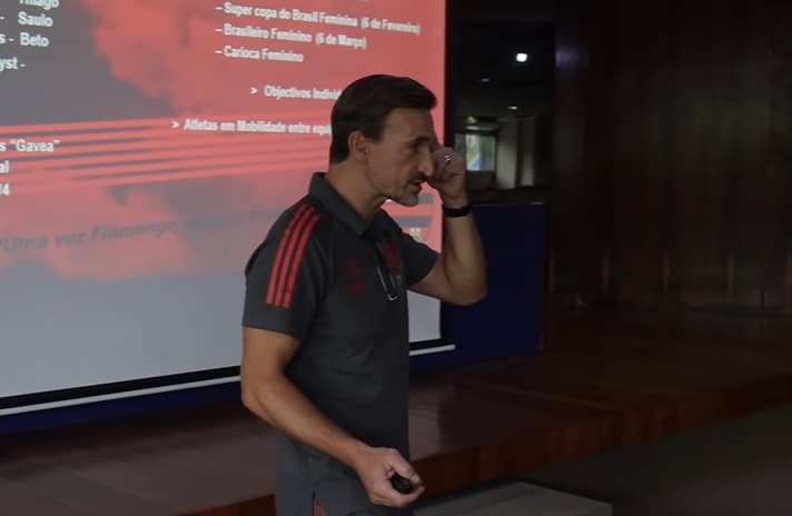 luis andrade tecnico flamengo feminino 2022