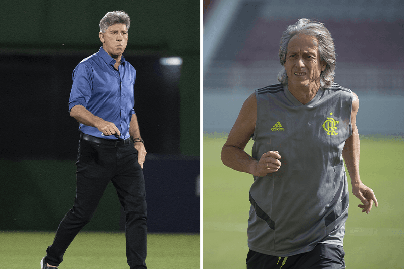 Flamengo-Jorge-Jesus-Renato-Gaúcho-Corinthians