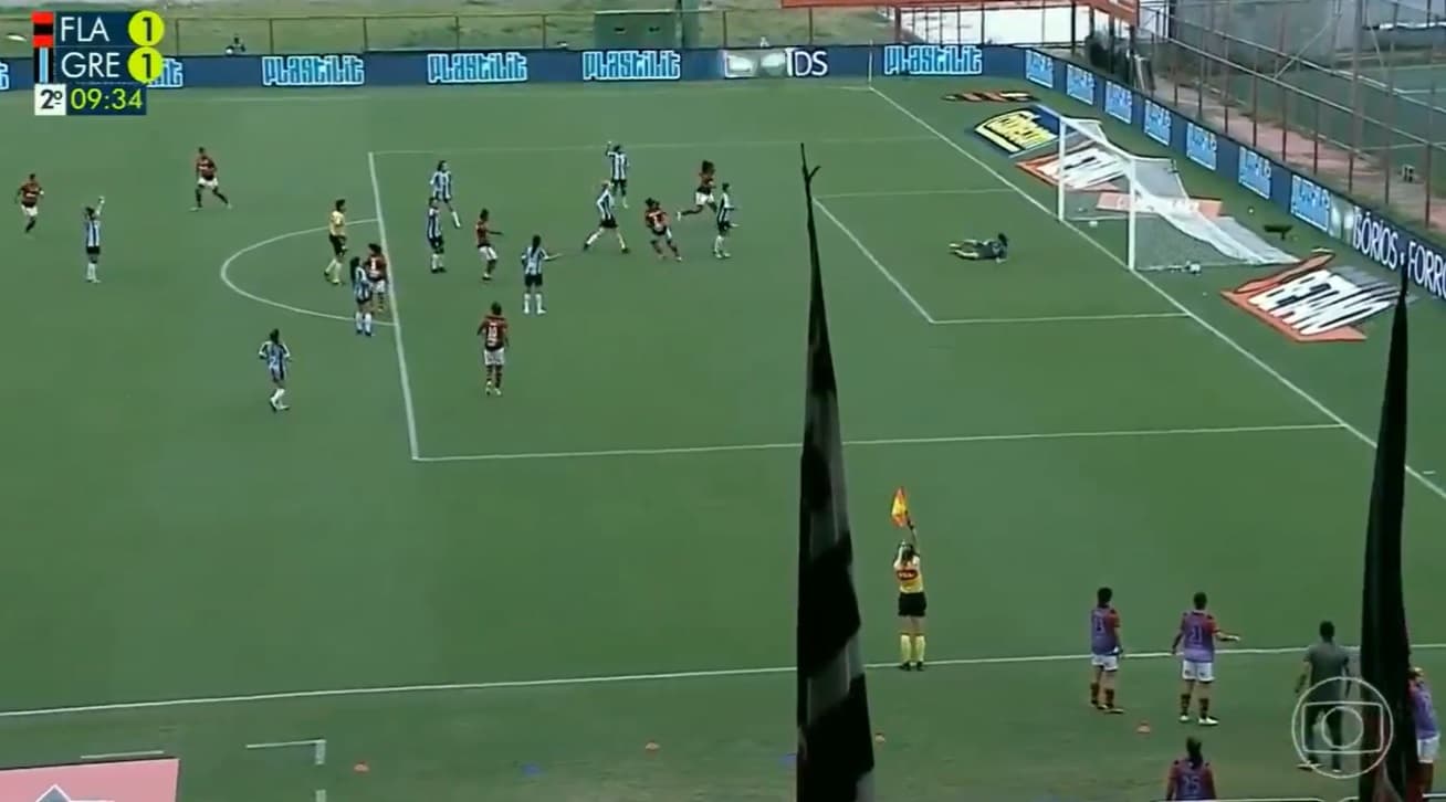 Flamengo feminino gol mal anulado
