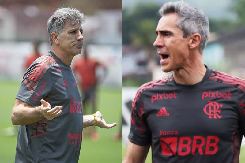 Paulo Sousa Renato Gaúcho Roger Flamengo
