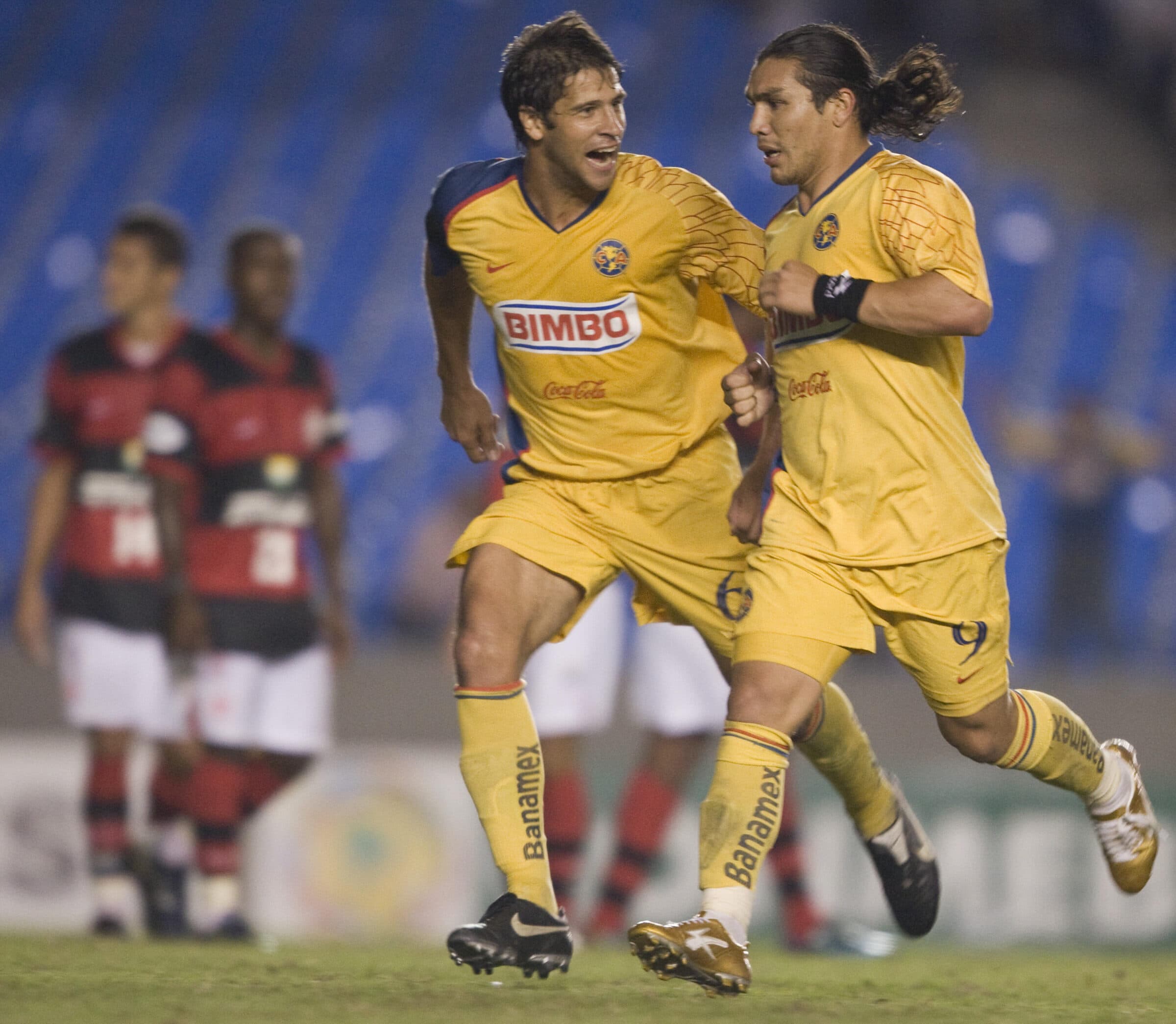 Léo Moura America do Mexico Flamengo Libertadores 2008