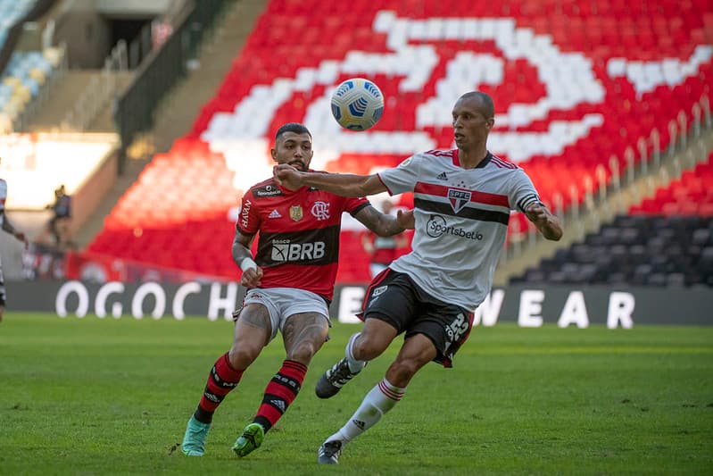 Gabriel e Miranda Flamengo e São Paulo
