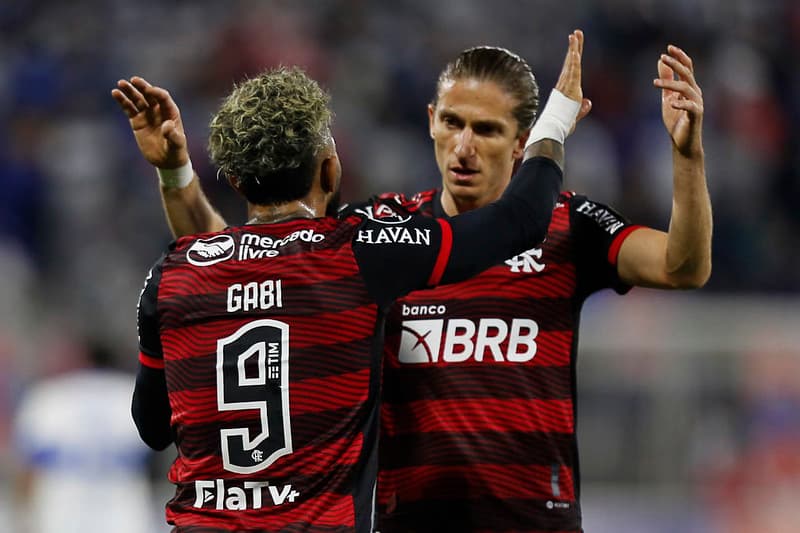 Gabigol Filipe Luís