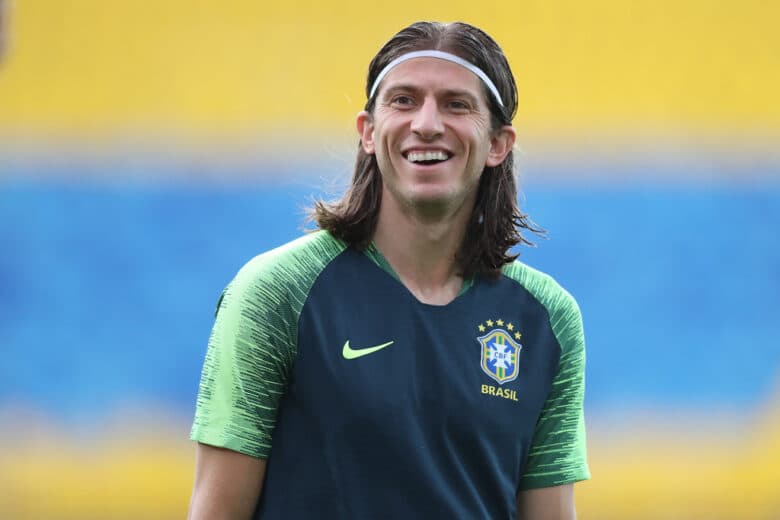 Filipe Luís, do Flamengo, com a camisa da Seleção Brasileira; jogador analisou a vitória do Brasil na Copa do Mundo