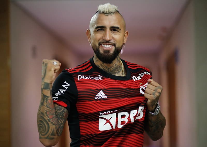 Vidal de Camisa do Flamengo