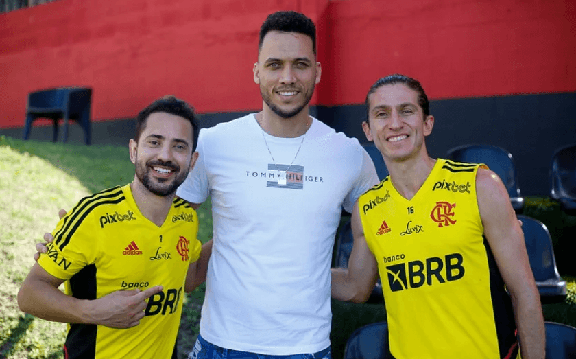 Neto visita o Flamengo