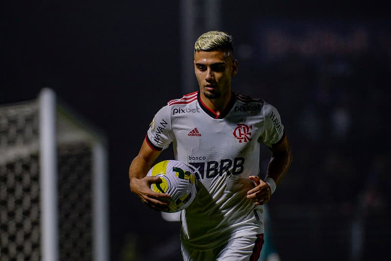 Andreas Pereira enquanto jogador do Flamengo