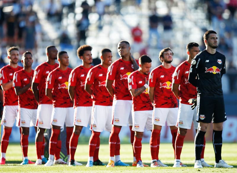 Time do Red Bull Bragantino, equipe enfrenta o Flamengo na próxima rodada do Brasileirão