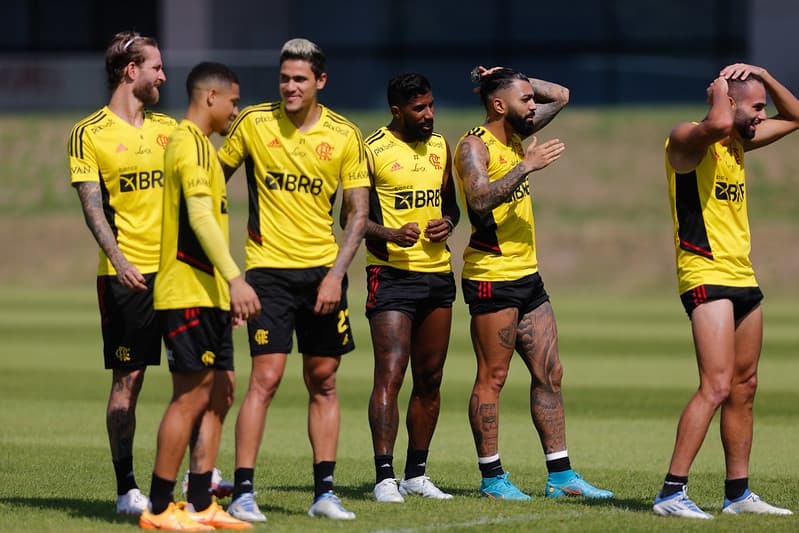 Treino do Flamengo no Ninho do Urubu