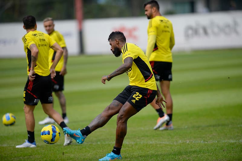 Rodinei em treino pelo Flamengo