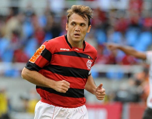 Petkovic com a camisa do Flamengo