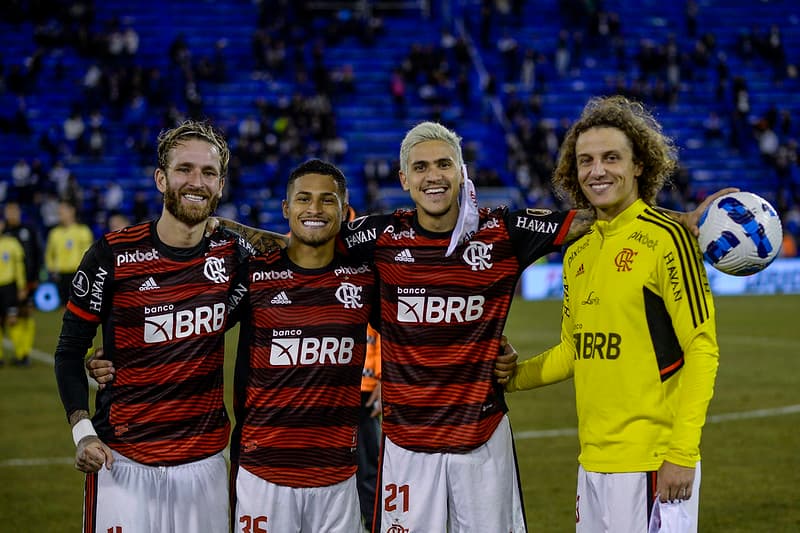 flamengo velez pedro leo pereira joao gomes david luiz