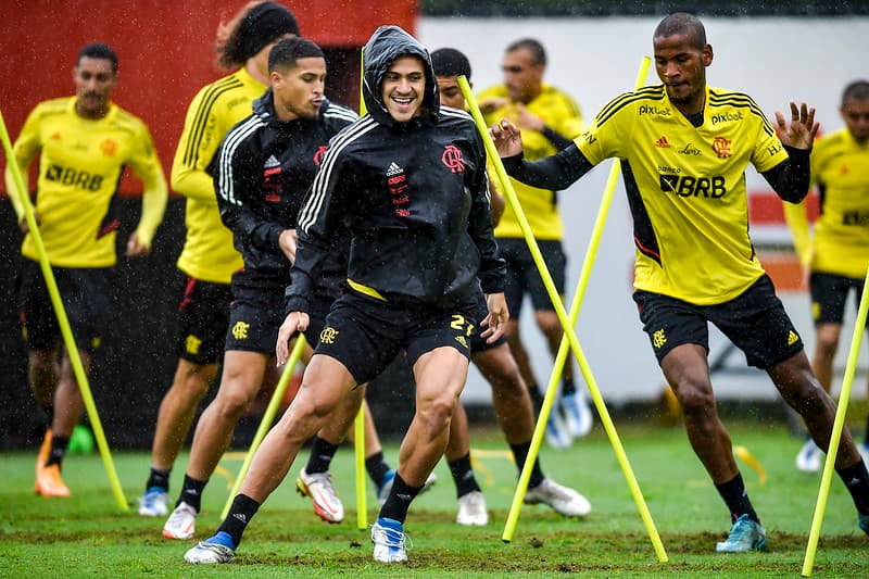 Treino do Flamengo no Ninho do Urubu