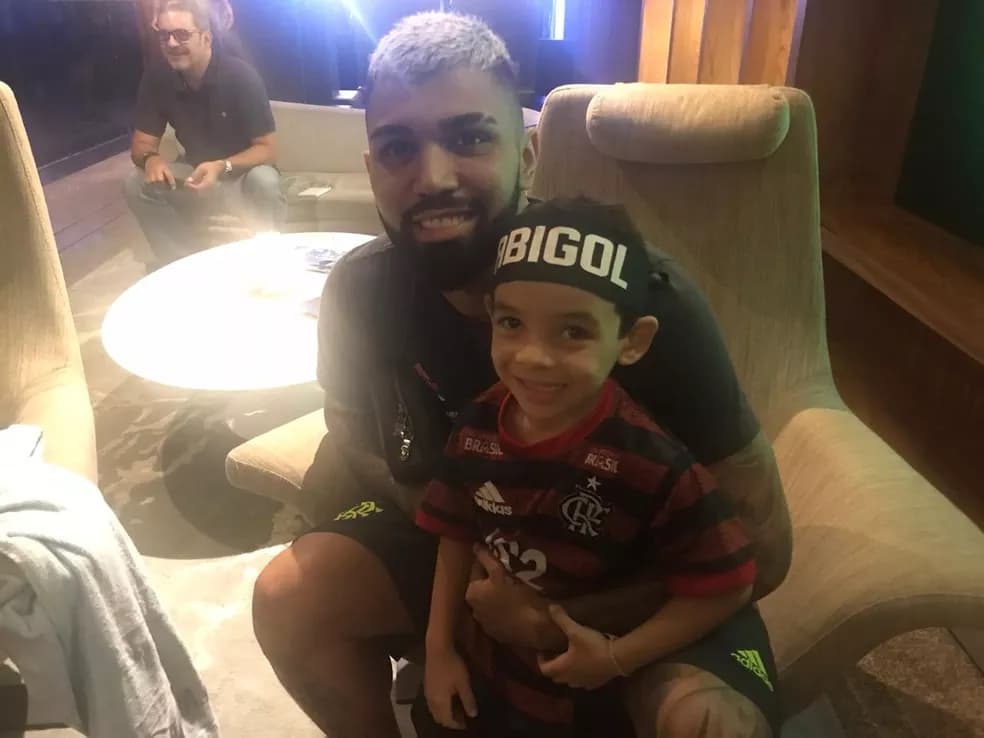 Michel e Gabigol em 2019