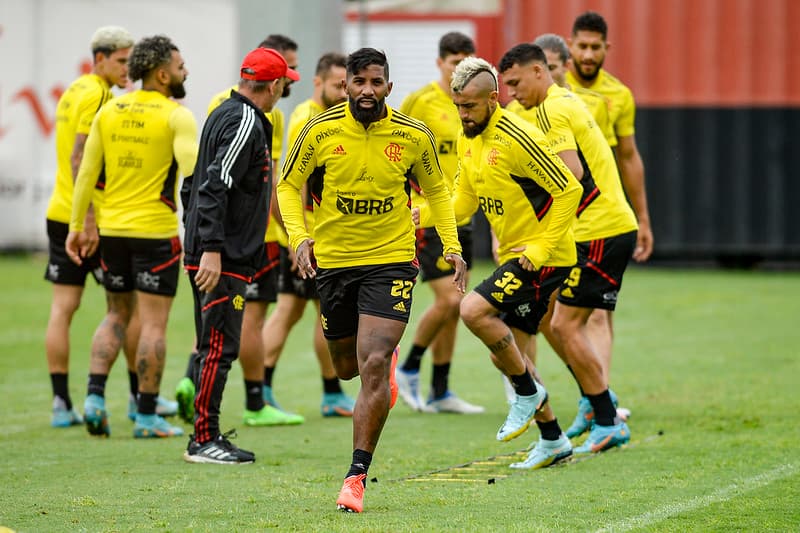 Treino do Flamengo no Ninho do Urubu