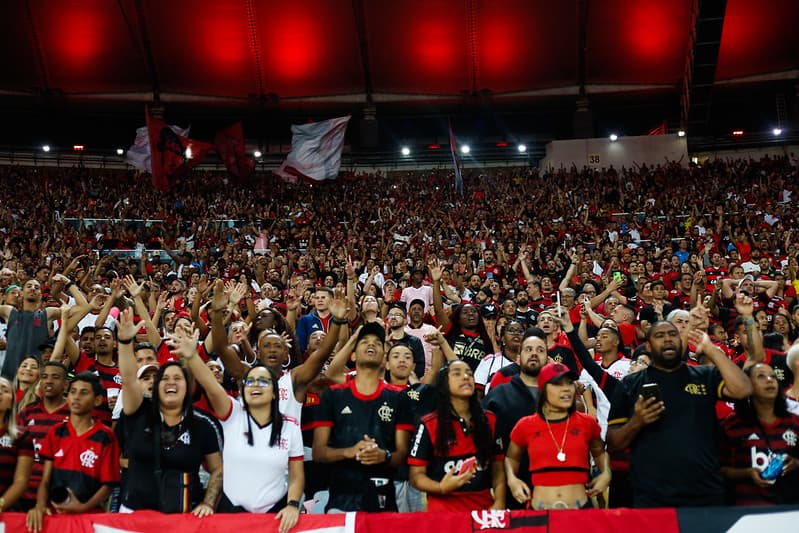Torcida do Flamengo no Maracanã.