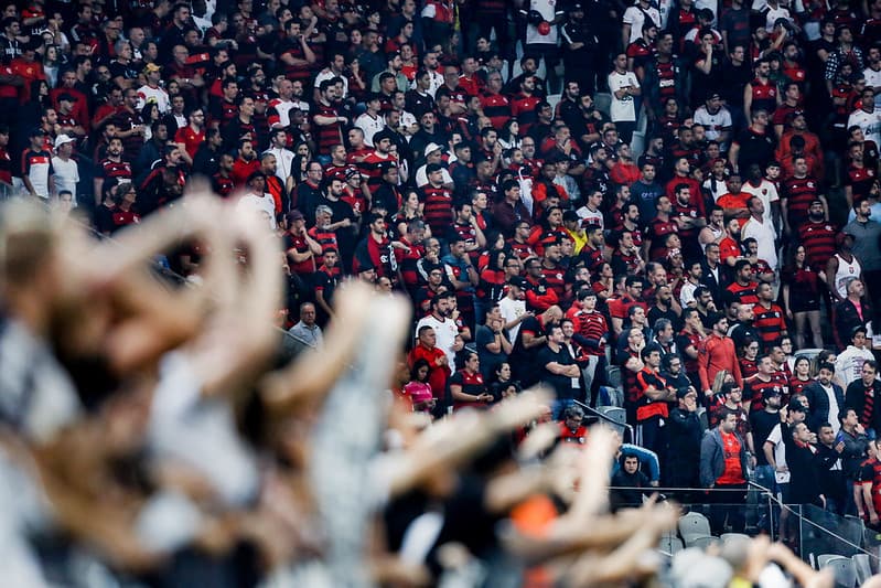 Torcida do Flamengo na Neo Química Arena