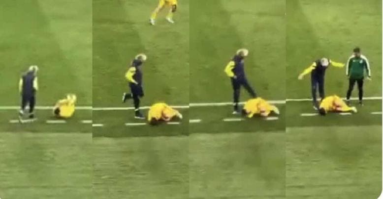 Jorge Jesus chuta jogador adversário e choca torcedores; veja