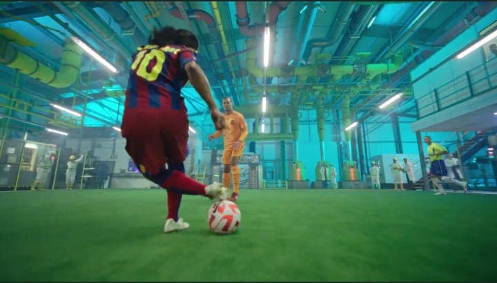 Ronaldinho Gaúcho em comercial da Nike