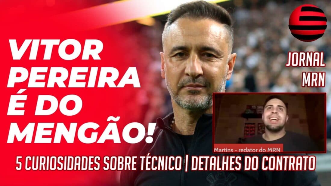 jornal do mrn traz as notícias envolvendo flamengo e vítor pereira