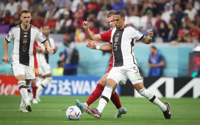 Alemanha e Espanha empataram em 1 a 1 na Copa do Mundo do Catar.