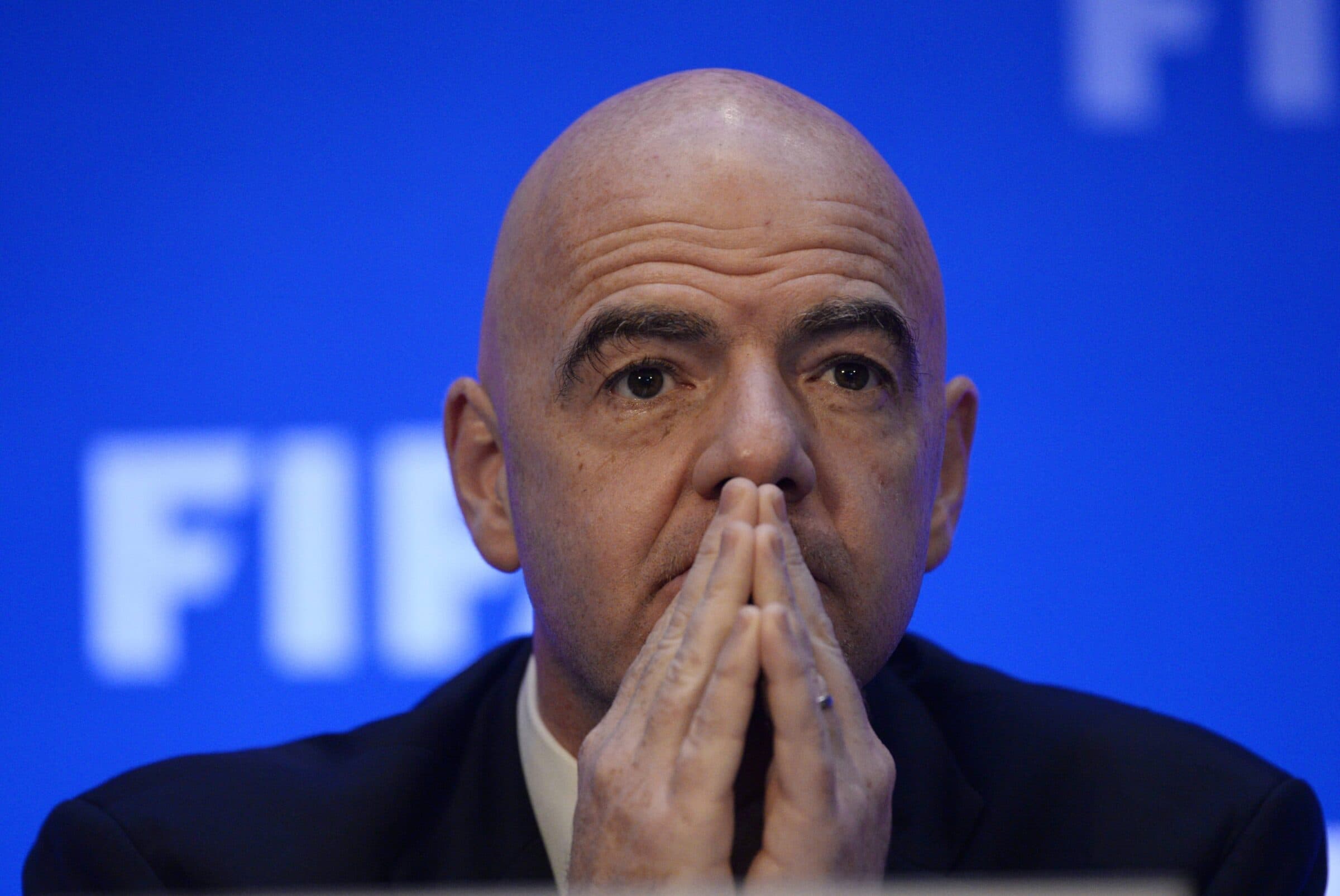 Gianni Infantino, presidente da FIFA, comunica novo Mundial de Clubes