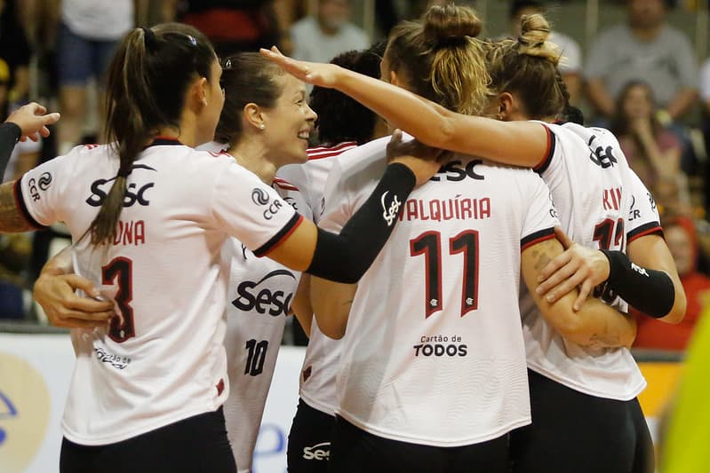 Flamengo em quadra pela Superliga feminina