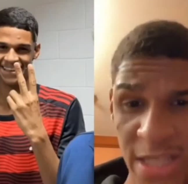 Luva de Pedreiro com a camisa do Flamengo