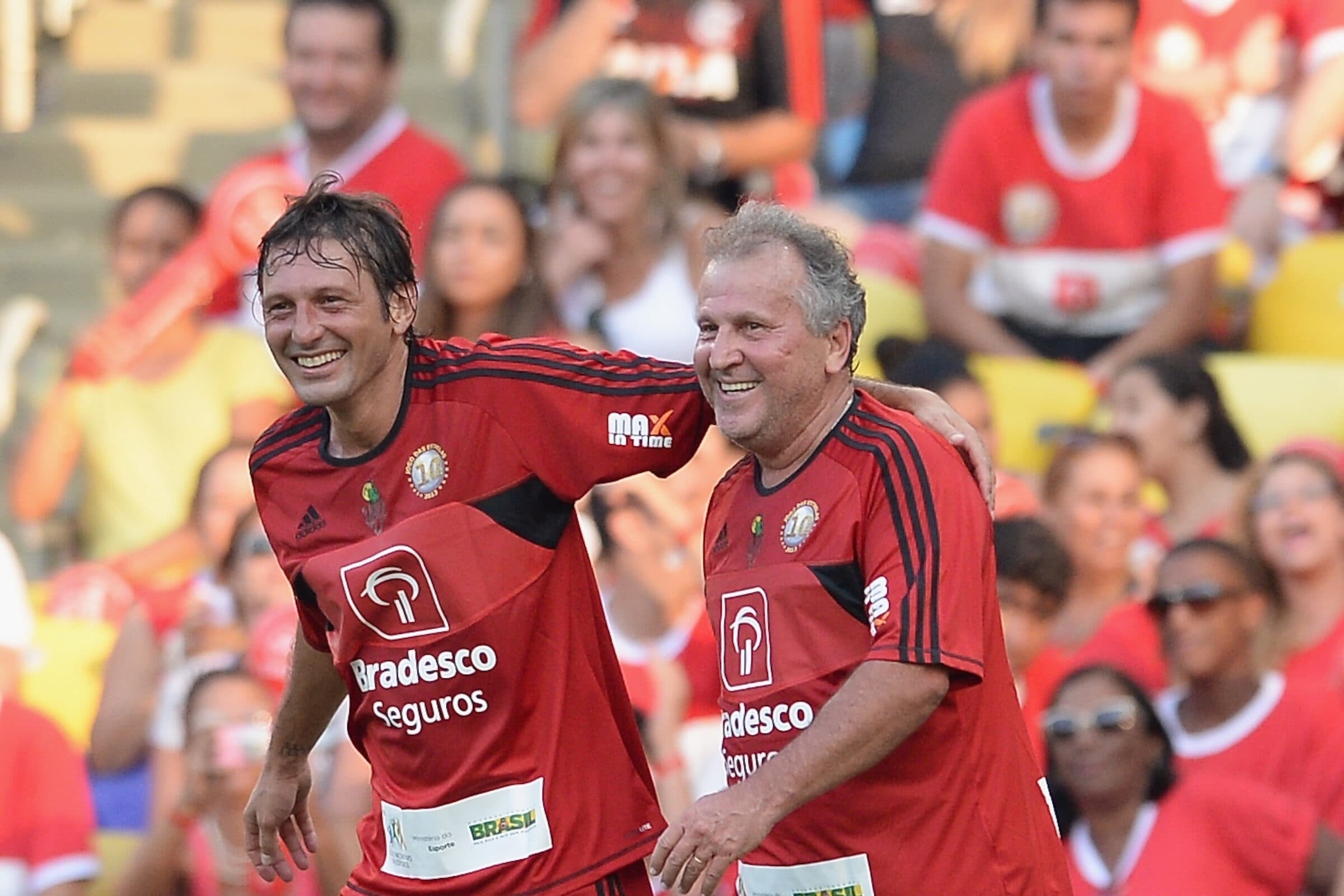 Zico no Maracanã pelo Jogo das Estrelas