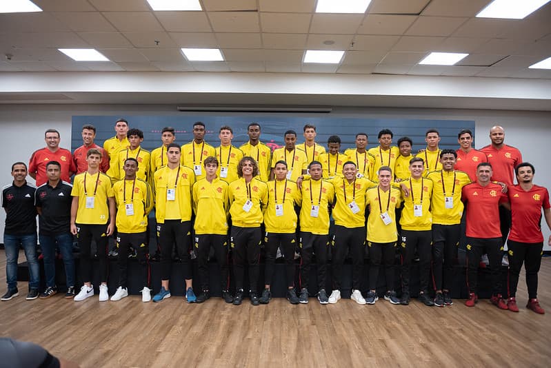 Elenco do Flamengo pra Adidas Cup