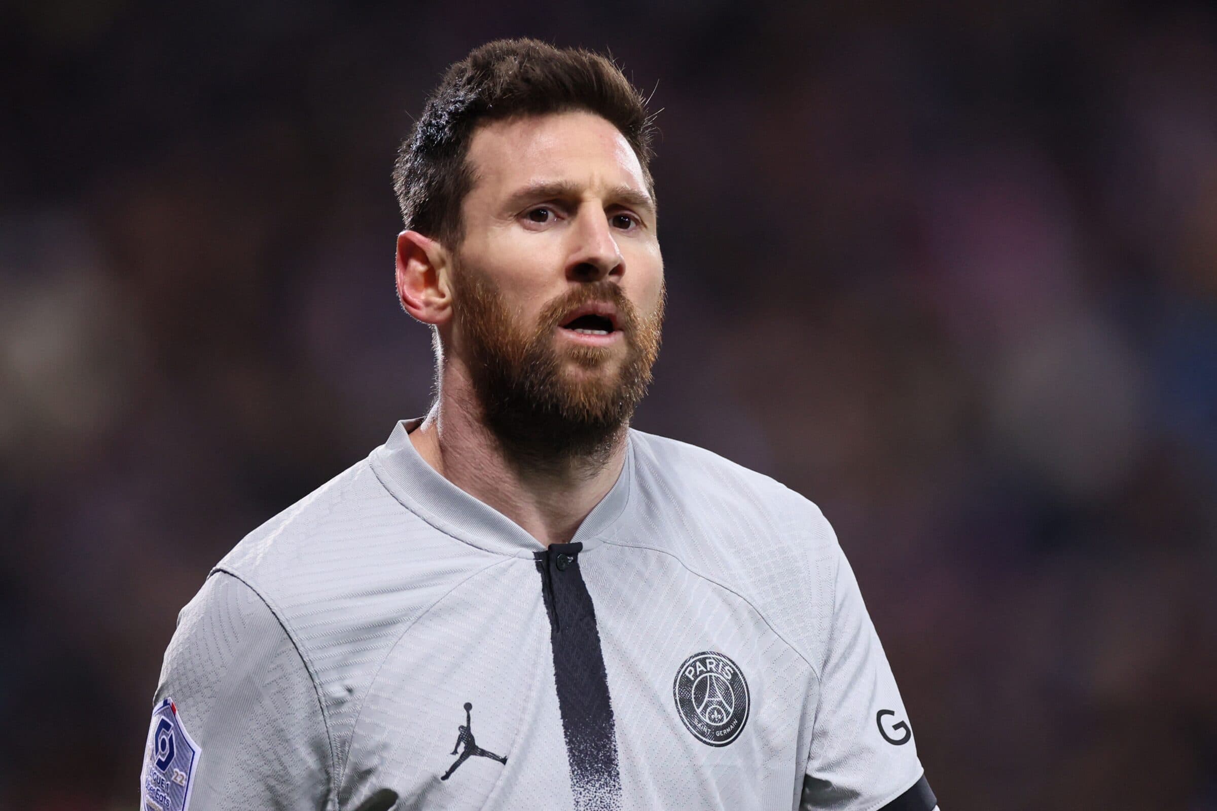 Messi em campo pelo PSG