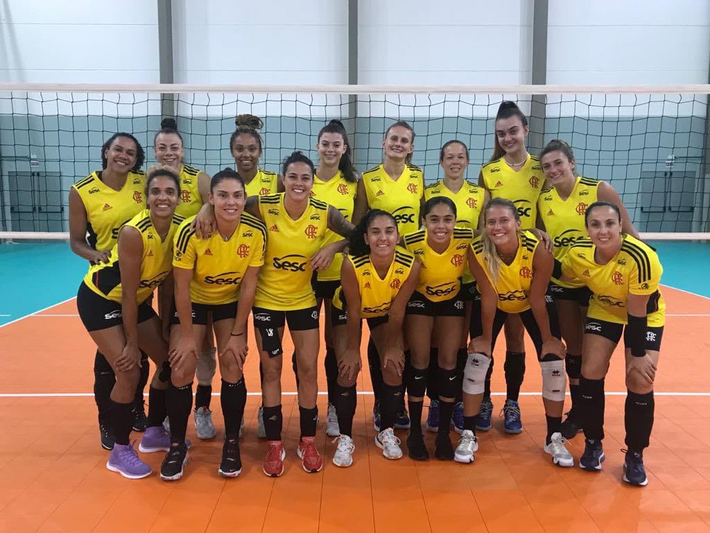Vôlei Feminino do Flamengo disputa a semifinal da Copa Braisl
