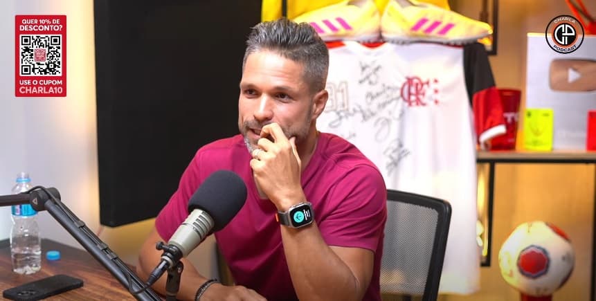 Diego Ribas ex Flamengo no Charla