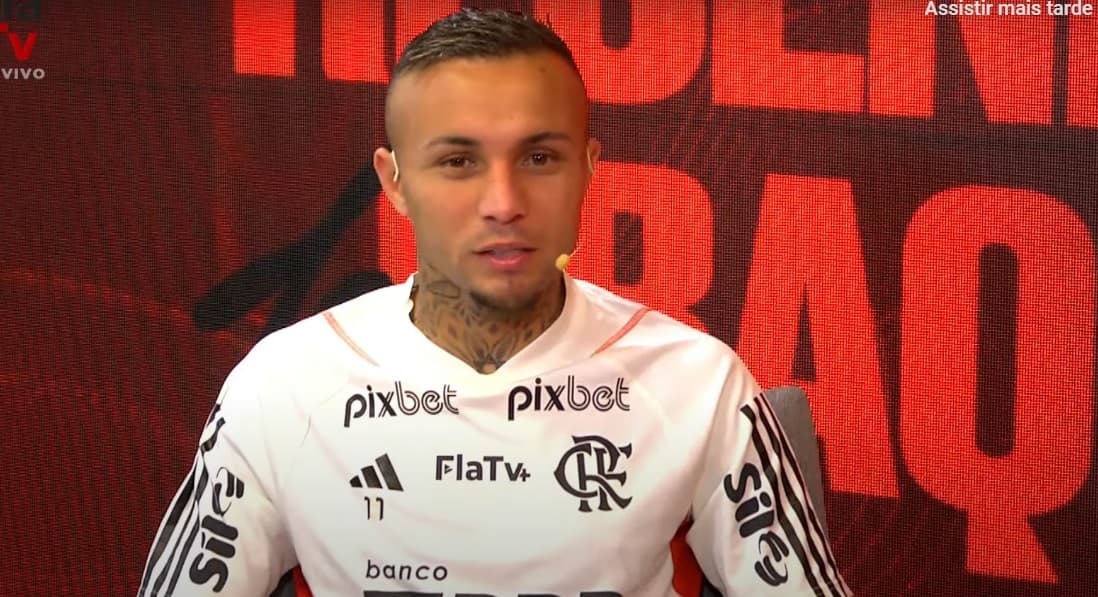 Everton Cebolinha na tv do flamengo fla tv