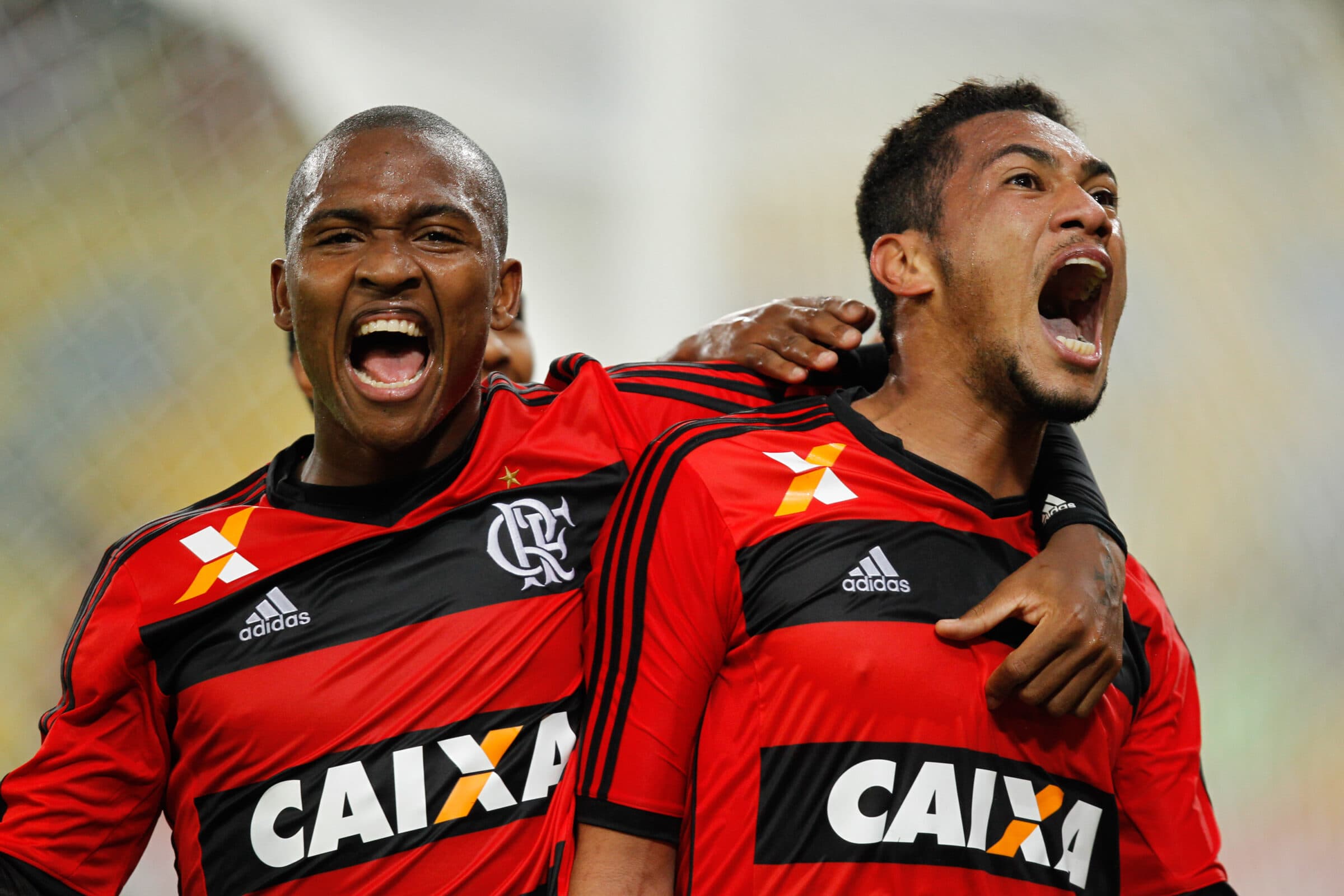 Samir em ação pelo Flamengo