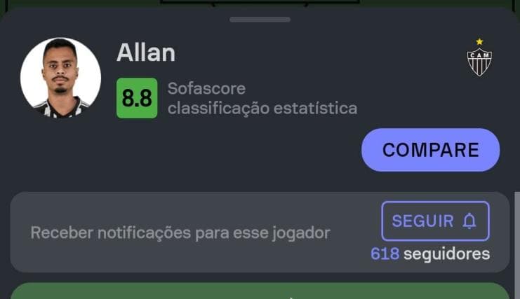 Allan nota Atlético-MG Flamengo