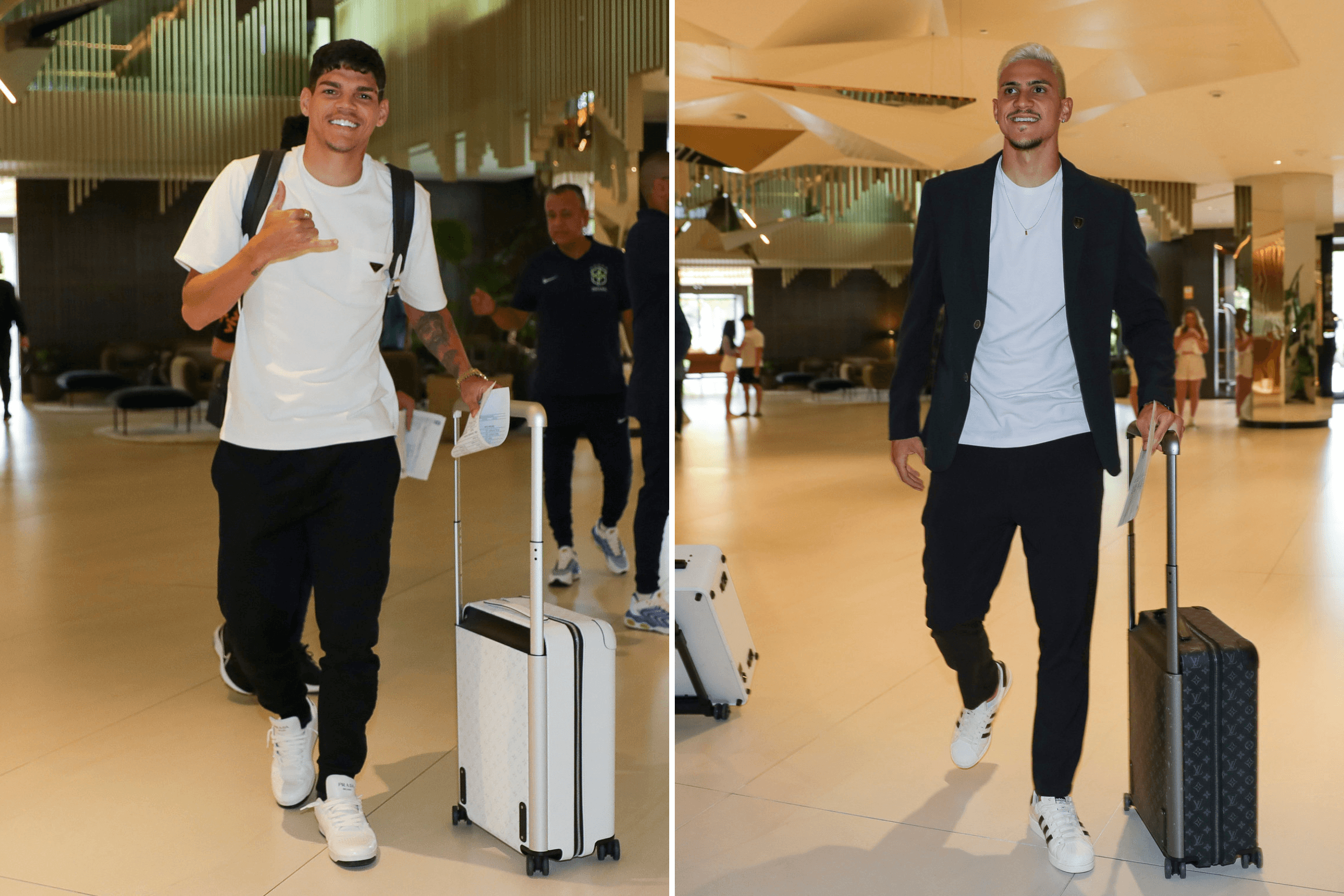 Ayrton Lucas e Pedro na Seleção Brasileira